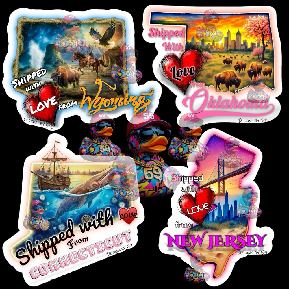 Your State Sticker Pack of 40! - Picture 5 of 6